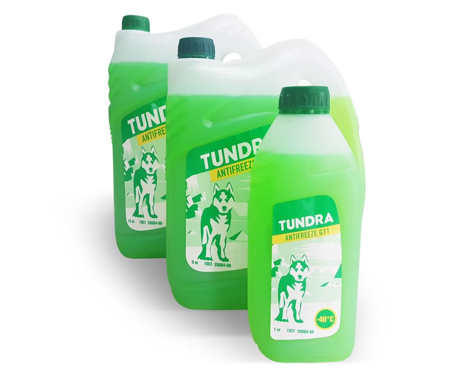 Антифриз -40 TUNDRA зеленый 10кг