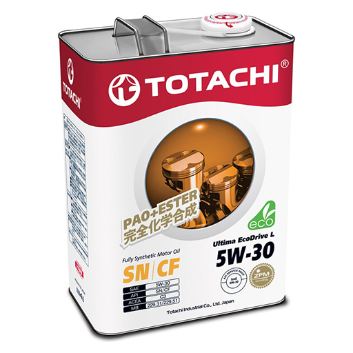 TOTACHI Ultima SN/CF 5W30 синт.4л EcoDrive L