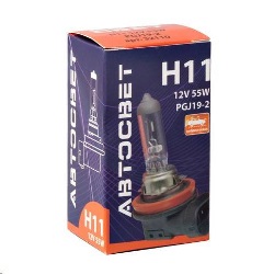 Лампа АВТОСВЕТ Н11 12v 55w PGJ19-2 32110