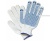 Перчатки х/б ПВХ белые (4/10) Перчатки х/б ПВХ белые (4/10)
