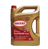 SINTEC PLATINUM 7000 5W40 A3/B4 АКЦИЯ 5л по цене 4л 600275 SINTEC PLATINUM 7000 5W40 A3/B4 АКЦИЯ 5л по цене 4л 600275