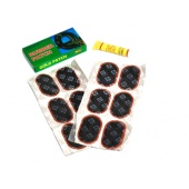 Заплатки для ремонта камер RS-12 75*45мм,овальные 12заплаток+клей Заплатки для ремонта камер RS-12 75*45мм,овальные 12заплаток+клей