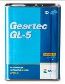 Kixx GEARTEC GL-5 75W90 4л полусинтетическое трансмиссионное масло Kixx GEARTEC GL-5 75W90 4л полусинтетическое трансмиссионное масло
