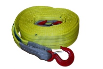 Трос лента 16тонн 5метров с крюками усиленный Трос лента 16тонн 5метров с крюками усиленный