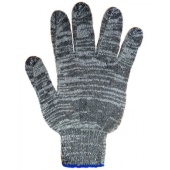 Перчатки х/б ПВХ серые (5/10)