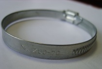 Хомут(50-70) "Труд" червячный оцинкованный