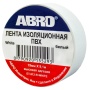 Изолента ABRO белая 19мм*9,1м ET-912-WH Изолента ABRO белая 19мм*9,1м ET-912-WH