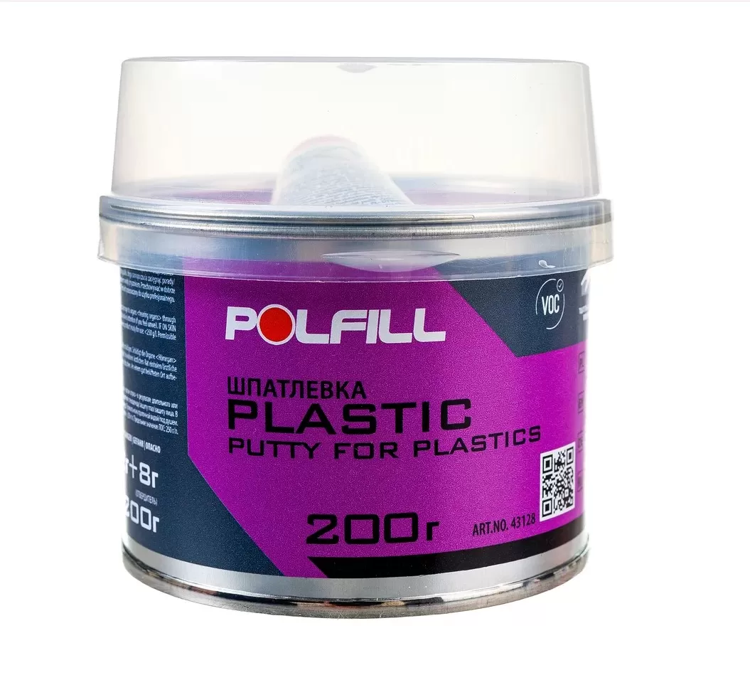 Шпатлевка Polfill PLASTIC по пластику 0.2кг