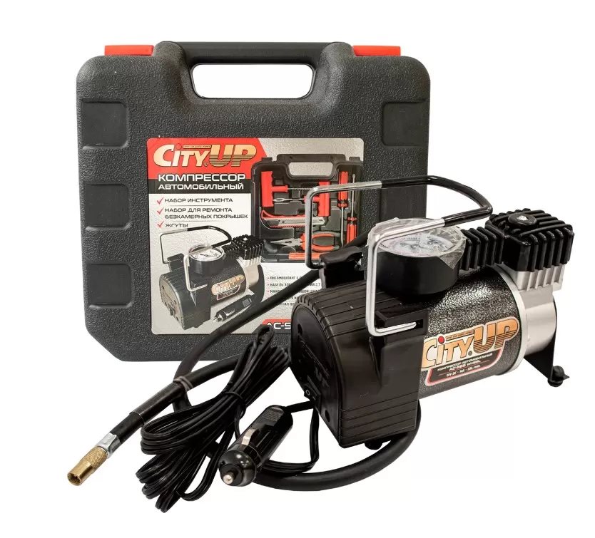 Компрессор АС-566 WHEEL 180Вт 10Ат 12V 35л/мин CITY UP