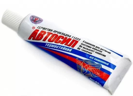 Автогерметик прокладки 60гр(Казань)СИЛИКОН черный